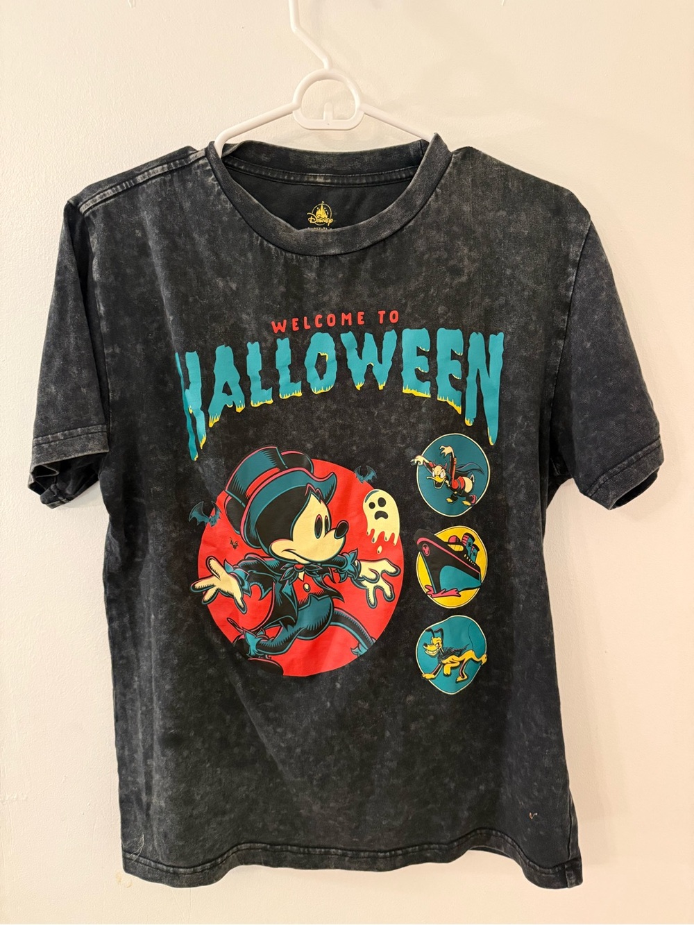 Disney Kids Halloween Mickey Vampire Costume Tee - Black